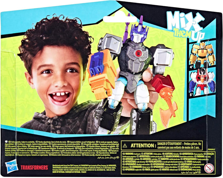 Transformers Mixmashers Optimus Prime Personalizabil Deluxe Action Figure & Accesorii
