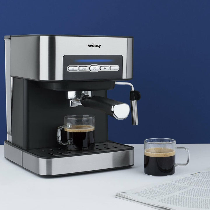 Espressoare cu presiune automată, KFX32, 20 bari, 4 moduri, rezervor de 1,6 l, încălzitor de cești, duză de abur, filtru și lingură de măsurare