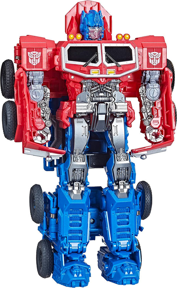 Jucarii Transformers pentru filmul Rise of the Beasts, Smash Changer Optimus Prime figura din 6, 22.5 cm