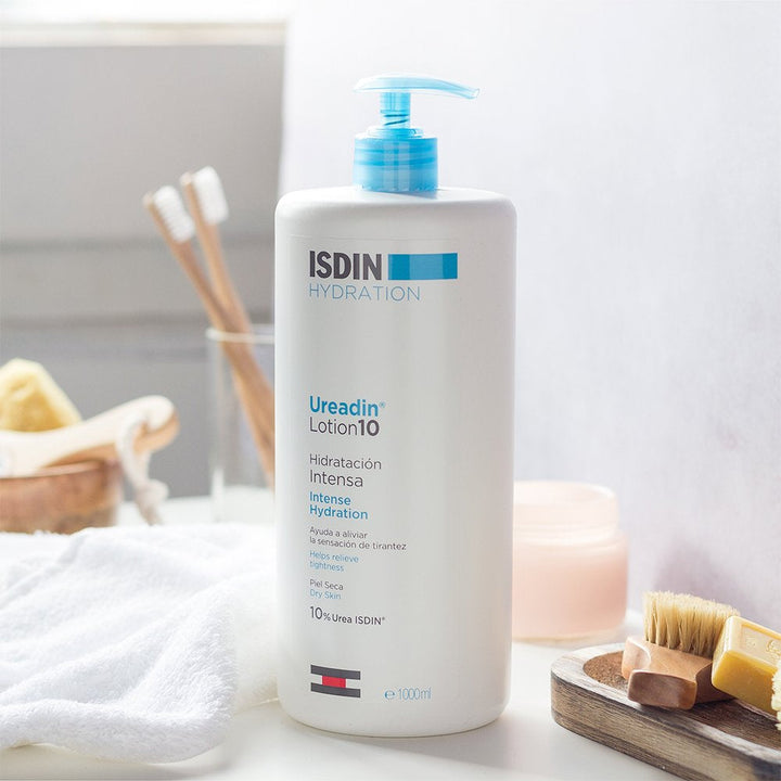ISDIN Ureadin Lotion 10 (1000ml) | Loțiune de corp cu hidratare intensivă pentru pielea uscată 10% uree