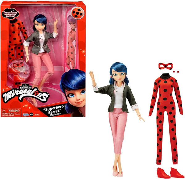 Bandai - Miraculous Ladybug - Păpușă de îmbrăcat 26 cm cu două ținute - Ladybug - P50355