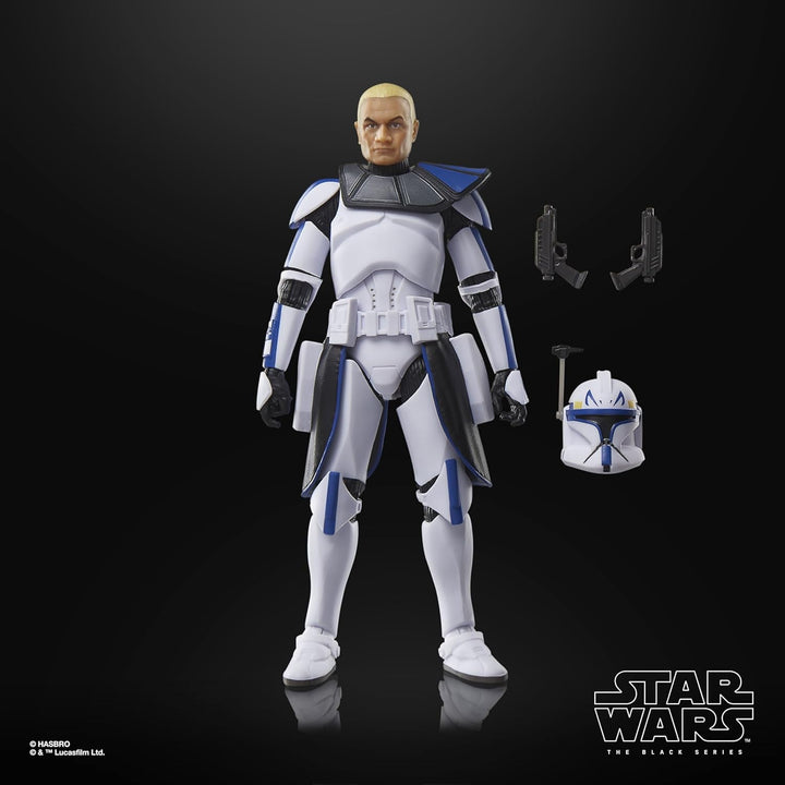 Star Wars seria neagră Clone Captain Rex, Star Wars: Ahsoka Premium Action Figure pentru a colecta (15 Cm)