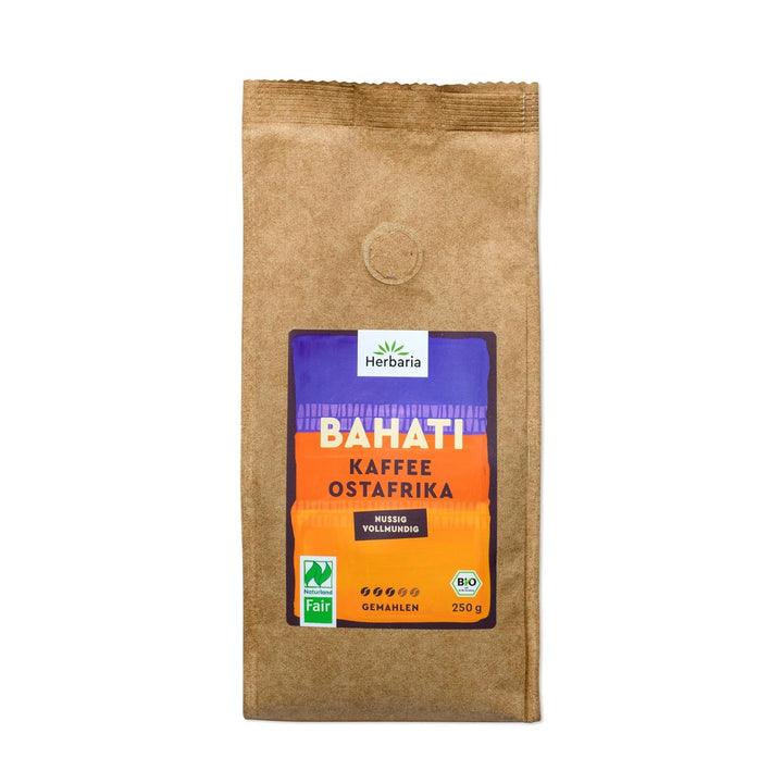 Herbaria MAKEDA Bio Espresso Ganze Bohnen 1Kg – Naturland Fair Zertifiziert Aus Ostafrika – Röstaromen Mit Kakao- & Eichenholz-Noten – Bio Kaffeebohnen Perfekt Für Siebträger Und Kaffeevollautomaten