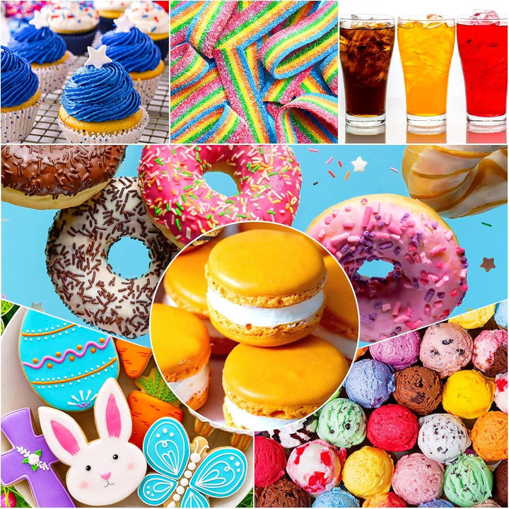 Lebensmittelfarbe - 160Ml Flüssige Lebensmittel Farben Für Kuchen, Backen, Kekse, Macaron - Zuckerfrei Konzentrierte Farbe Food Coloring Für Tortendeko, Getränken, Osterei, DIY Slime (Rot)