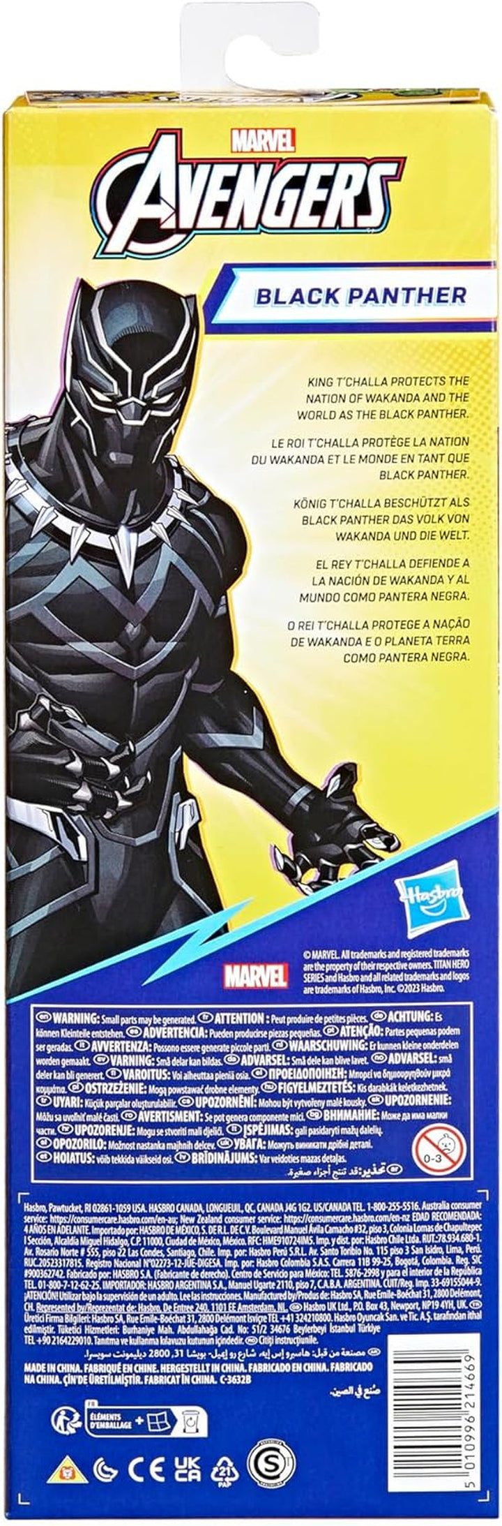Marvel Avengers Titan Hero Series Black Panther, 30cm Tall Action Figure