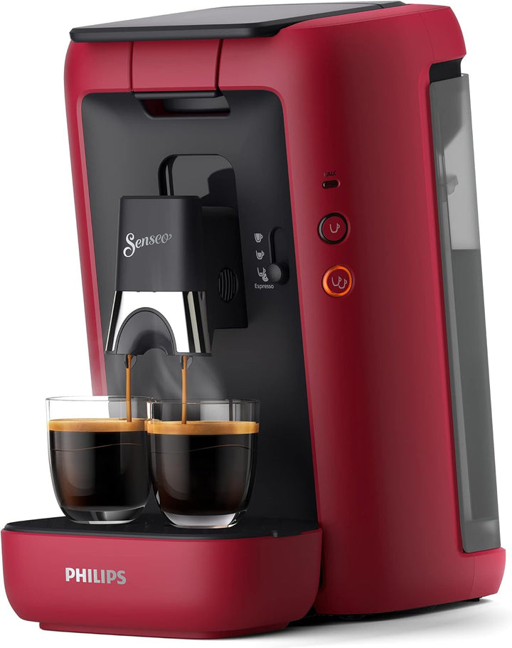 Espressor cu capsule Philips Senseo Maestro – tehnologie Intense plus, calitate premium a espresso-ului, design ecologic, rezervor de apă de 1,2 l, funcție memo, indicator de detartrare (CSA260/60)