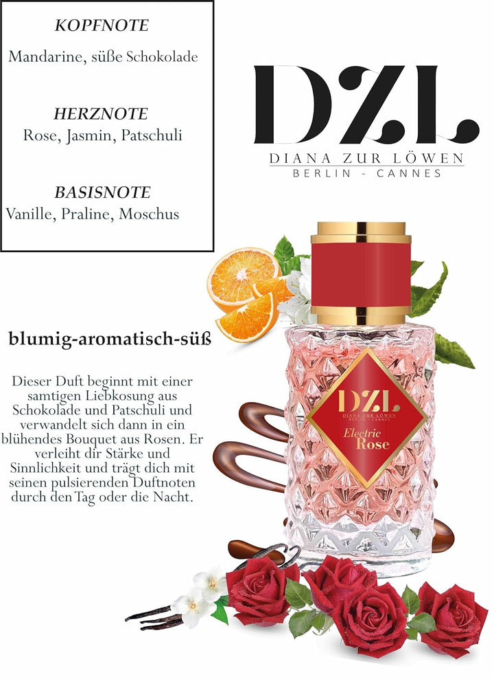 DZL – Apa de parfum Intense Electric Rose 30 ml