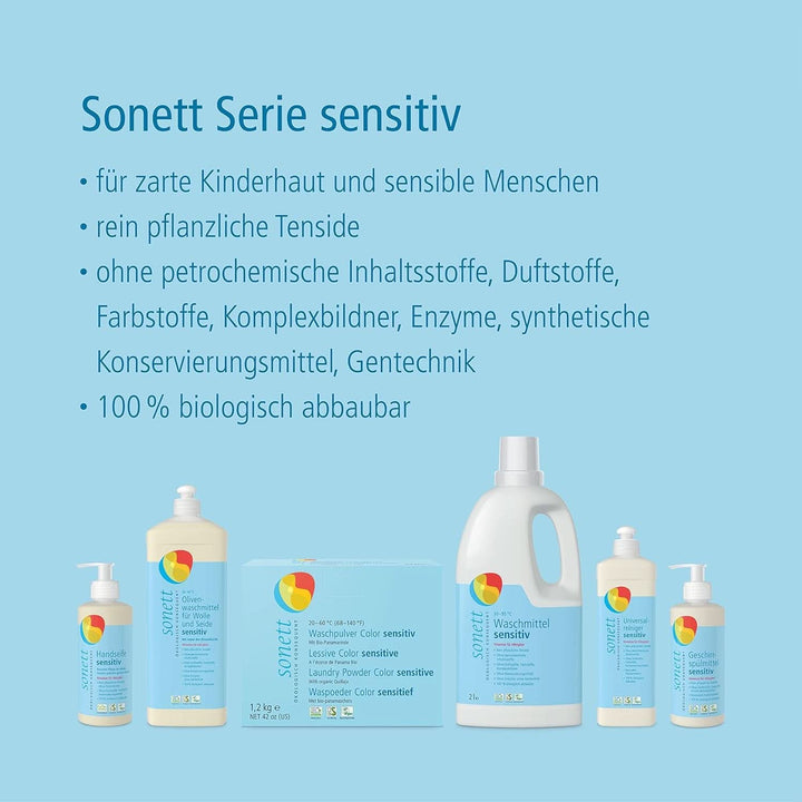 Lichid de spălat vase Sonett Sensitive, 1 litru