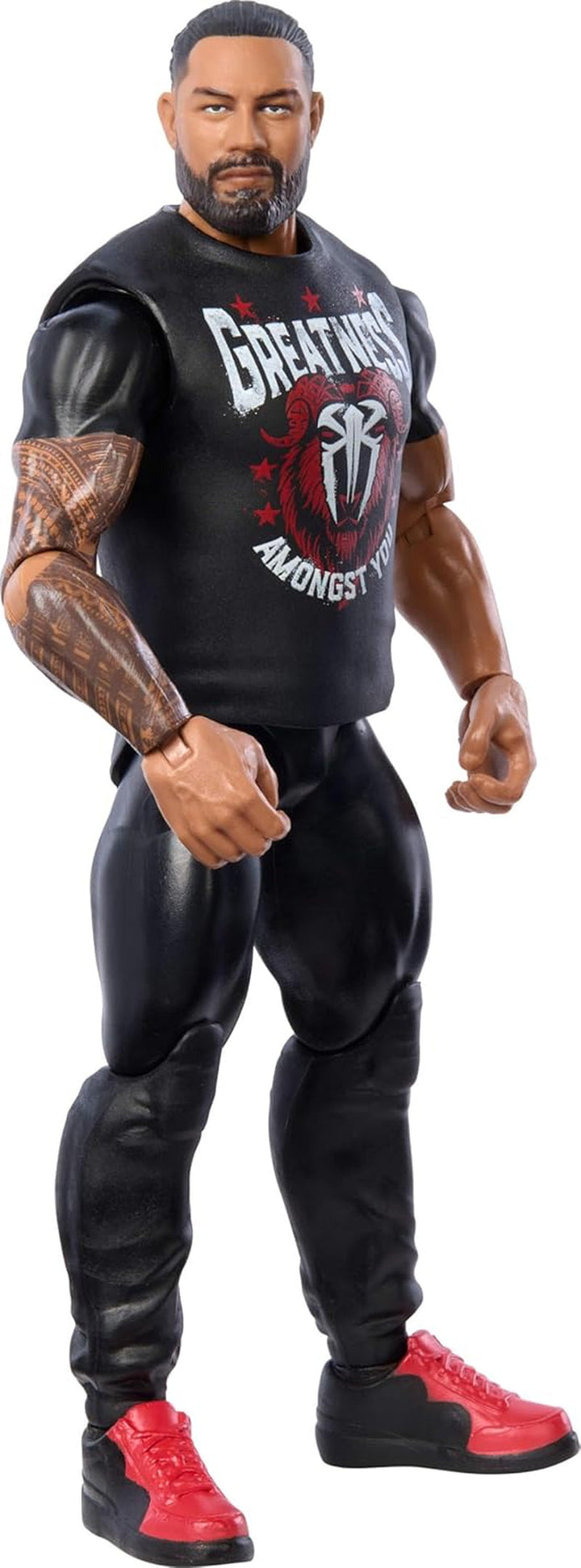 Mattel WWE Roman Reigns Action Figure, Main Battle Series #151, Aprox. 15cm inaltime Figura de colectie cu 10 puncte de miscare si aspect realist, JCV27