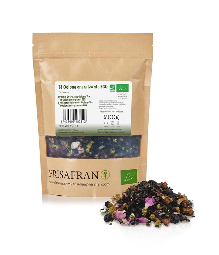 FRISAFRAN | Ceai verde Gunpowder cu mentă bio, vrac, 100 g | Antioxidant | Ceai verde japonez | Digestiv | Sănătos | Băutură răcoritoare | Infuzie de mentă | Ceai pur | Frunze de mentă | Cald-rece | Mentă