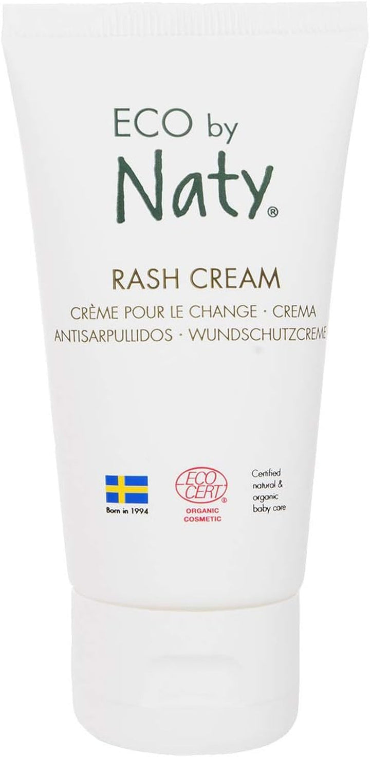 Eco by Naty, unguent pentru răni pentru bebeluși, ingrediente organice pe bază de plante cu 0% parfum, hipoalergenic și testat dermatologic, tub 50 ml