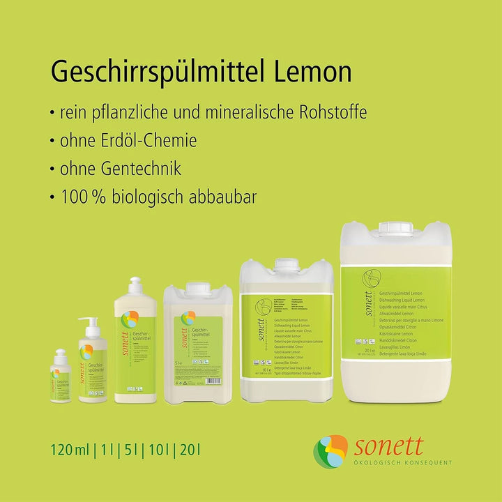 Lichid de spălat vase Sonett Lemon, 300 ml
