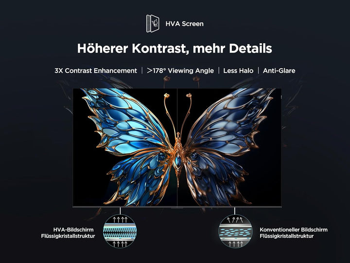 TCL 43V6C 43 Zoll Direct LED TV, 4K HDR Fernseher, Smart TV Mithilfe Von Google TV (Dolby Audio, Motion Clarity, Kompatibel Mit Google Assistant & Alexa)