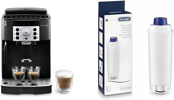 De'Longhi Magnifica S ECAM 22.110.B Negru Cu finisaj cromat și filtru de apă