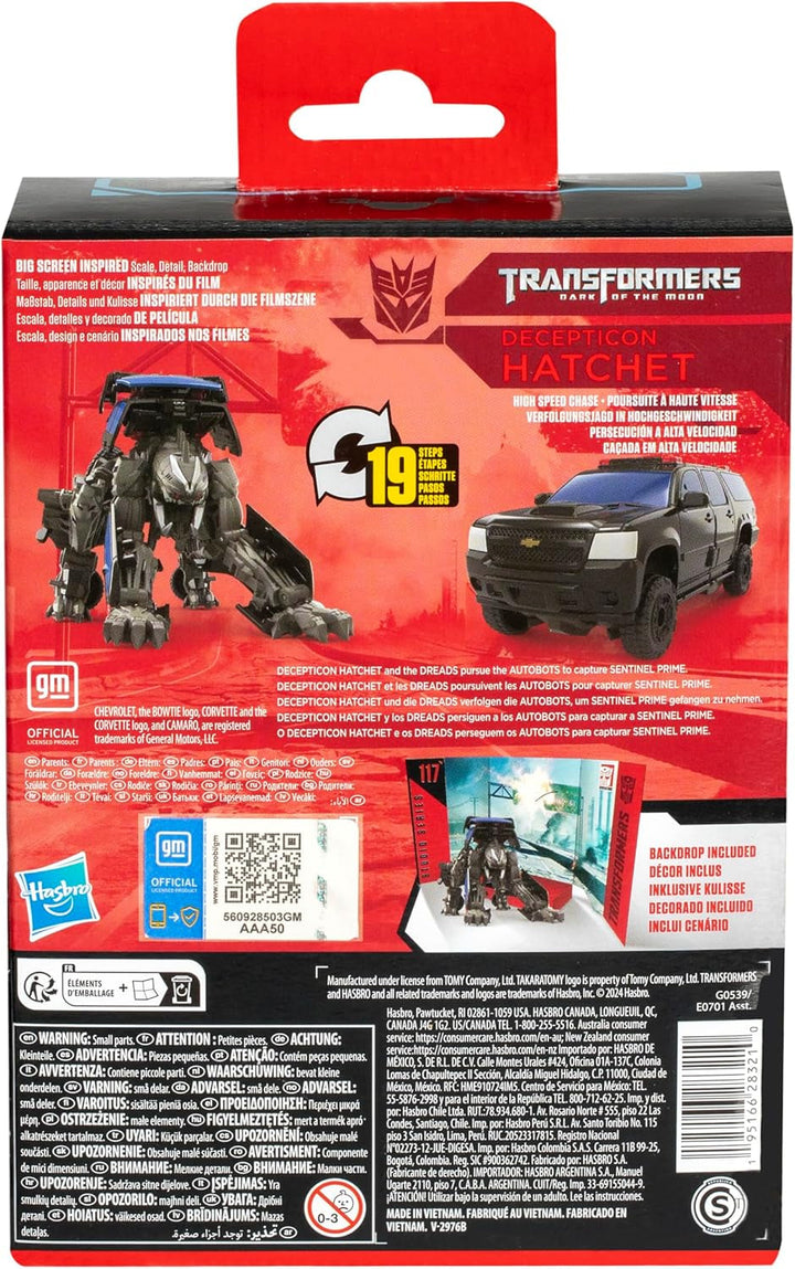 Transformers Studio Series Deluxe-Class Transformers: The Dark Side of the Moon 94 Decepticon Hatchet Action Figure