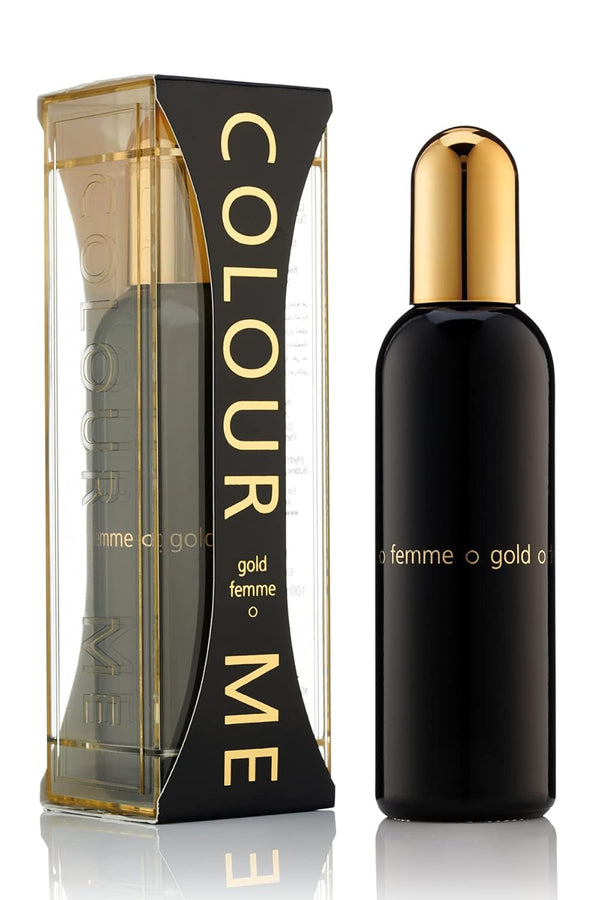 Parfum pentru femei COLOR ME Gold. 100 ml Apă de parfum. Parfum de lux - Parfum pentru femei, Parfumuri de lungă durată pentru femei de la Milton-Lloyd