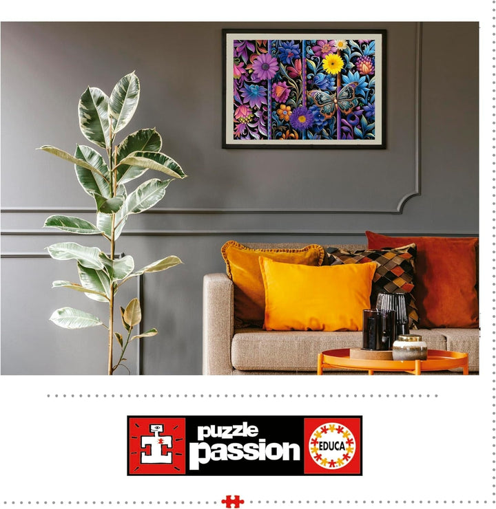 Educa - Puzzle de 500 piese pentru adulti | Badda Bloom. Dimensiuni: 48 X 34 cm. Include lipiciul de puzzle Fixpuzzle. Pentru 11 ani (19909)