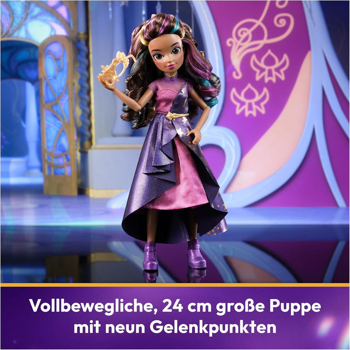 Unicorn Academy Deluxe Masked Ball Sophia - păpușă de 24 cm din popularul serial Netflix cu 2 ținute, dress-up clasic și joc de rol, vârsta 4+