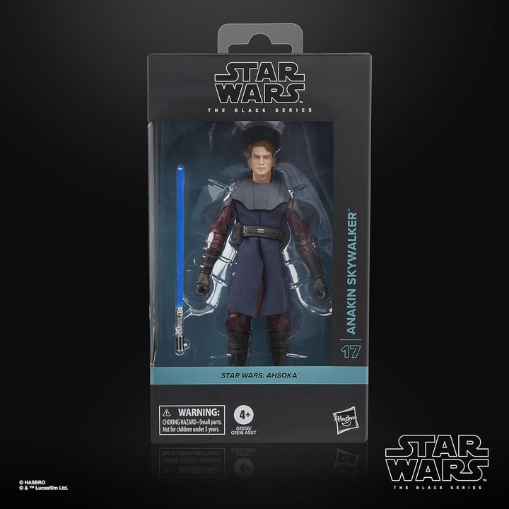 Star Wars Seria Neagră Anakin Skywalker, Star Wars: Ahsoka Figura de acțiune premium de colecționat (15 cm)