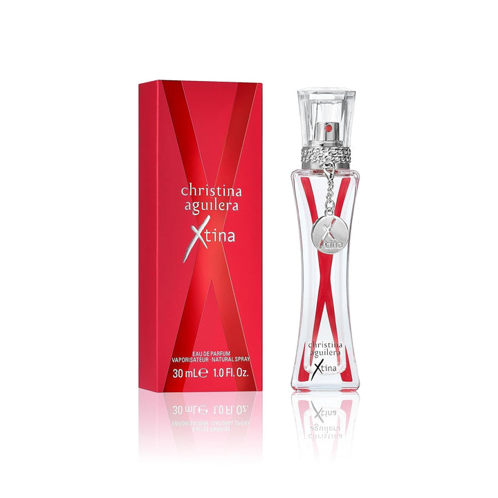 Christina Aguilera Xtina Eau De Parfum Spray pentru femei, parfum floral cu note de petale de trandafir, 30ml