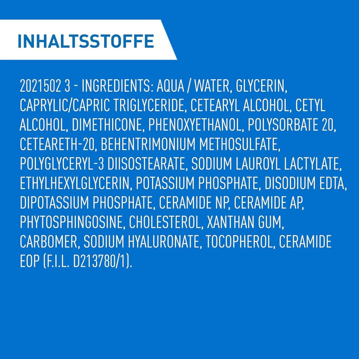 Loțiune de corp Cerave cu pompă dozatoare, potrivită pentru dermatită atopică si piele uscată sau foarte uscată, 236 ml