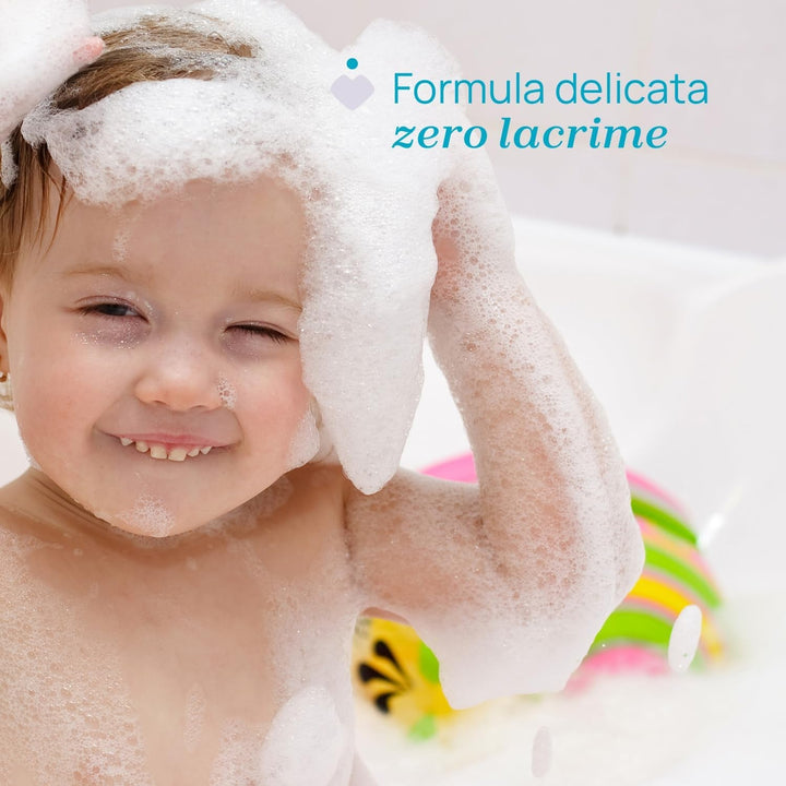 Chicco KIDS - DELICATE SKIN - 2 IN 1 MOUSSE: ȘAMPON ȘI CONDITIONER, 150 ml