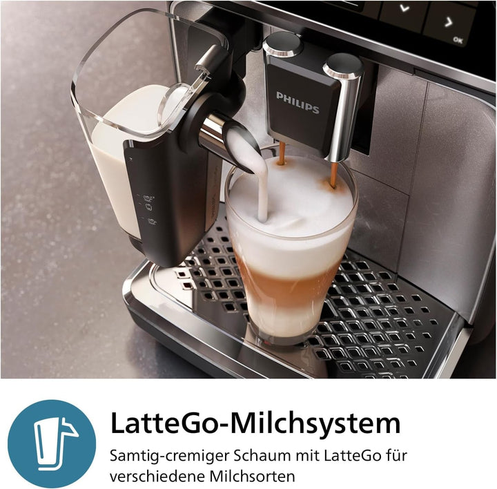 Aparat de cafea complet automat Philips Ep3347/90 seria 3300, 15 boabe de cafea