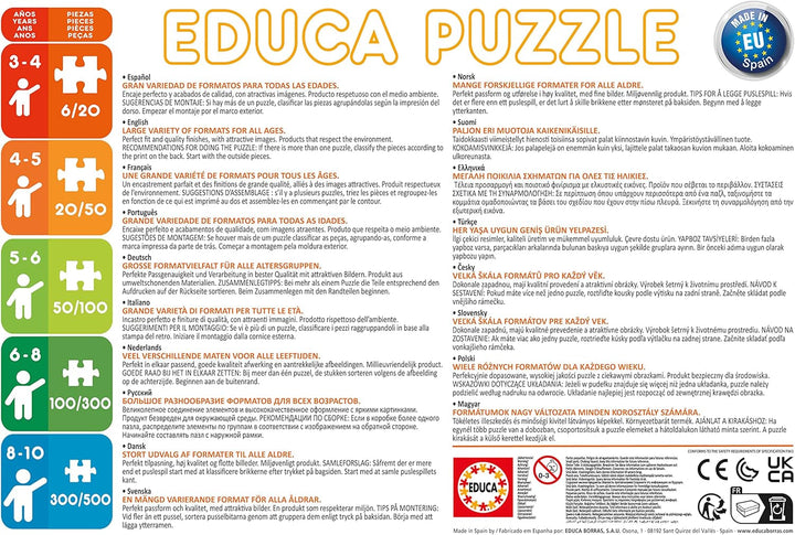 Educa - Puzzle 200 piese | Parada Disney, puzzle 200 piese pentru copii de la 6 ani, Disney World (13289)