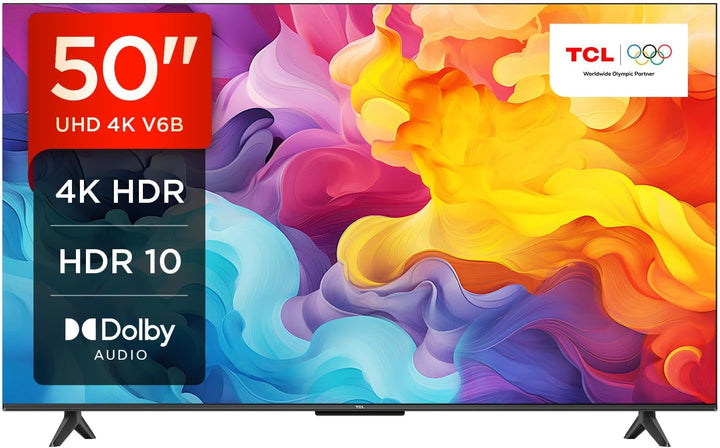 TCL 43V6C 43 Zoll Direct LED TV, 4K HDR Fernseher, Smart TV Mithilfe Von Google TV (Dolby Audio, Motion Clarity, Kompatibel Mit Google Assistant & Alexa)