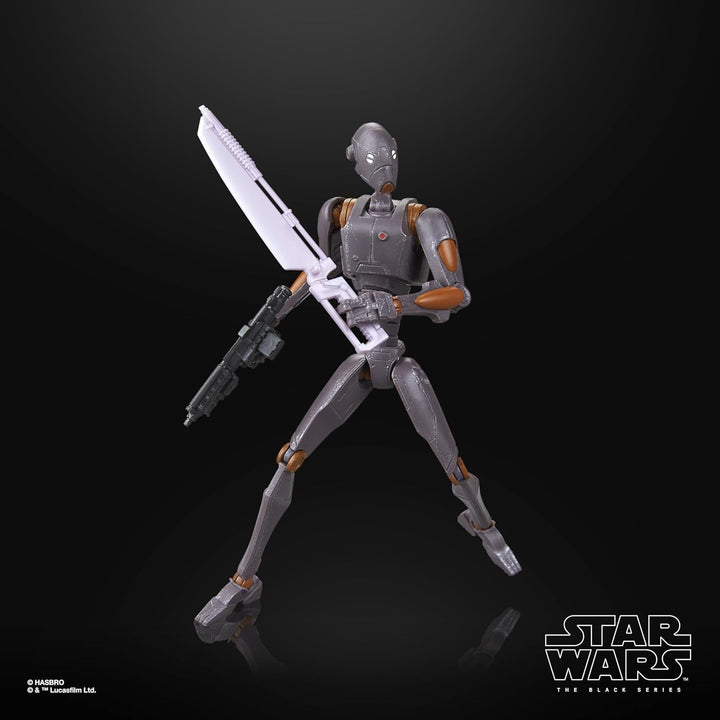 Star Wars Seria Neagră Commander Droid, Star Wars: Războiul Clonelor Premium colecționabil Figura de acțiune (15 Cm)