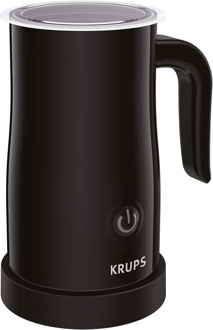 Aparat de cafea cu doze Philips Senseo Maestro cu selecție a intensității cafelei și funcție memo & spumator electric de lapte Krups XL1008 | Capacitate de spumare de până la 150 ml negru