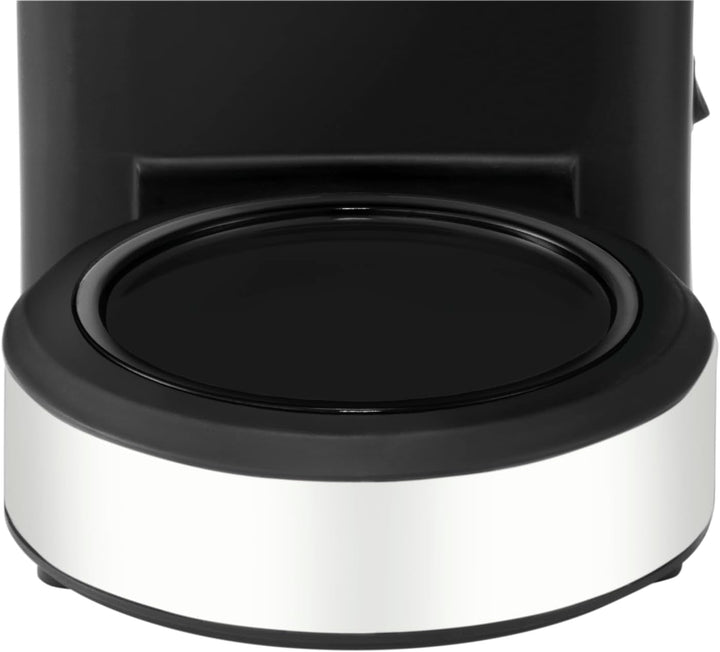 WMF Stelio Aroma filtru de cafea cu ulcior de sticlă, filtru de cafea, 10 cești, filtru de cafea din oțel inoxidabil, opritor de picurare, placă de încălzire, oprire automată, 1000 W, gri mat