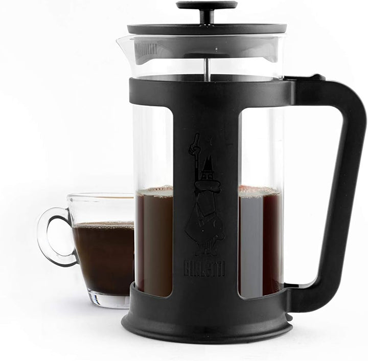 Bialetti French Press Smart Coffee Maker negru, o mărime, 1,0 litru
