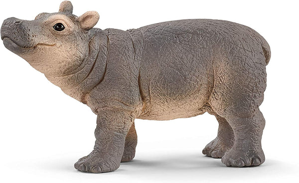 Schleich 14831 Hippopotam tânăr, pentru copii cu vârsta peste 3 ani, WILD LIFE - figurină de joacă