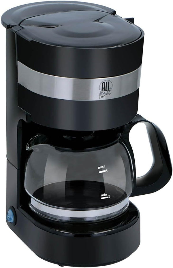 All Ride Truck Coffee Maker 24V - filtru de cafea pentru camion 24 Volt - filtru de cafea - filtru de cafea cu funcție de menținere la cald - filtru de cafea cu ulcior de sticlă - negru