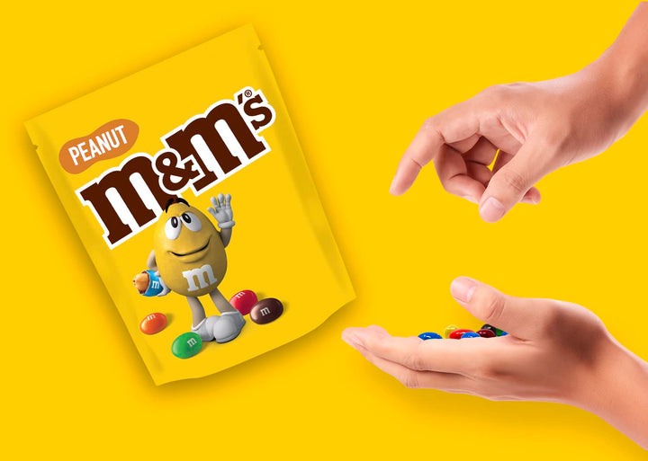 M&M'S | Peanut | Schokolinsen Mit Erdnusskern | Schokolade Geschenk | Eine Packung (1 X 150G)