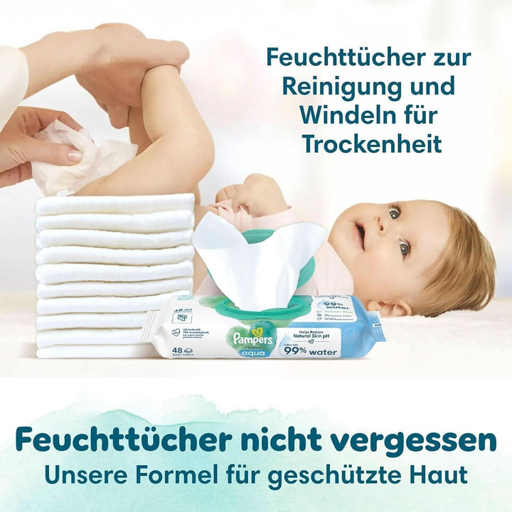 Pampers Baby Windeln Größe 2 (4-8 Kg) Harmonie, SPARPACKUNG Mit Doppelter Monatsbox, Sanfter Hautschutz Und Pflanzenbasierte Inhaltsstoffe, 408 Stück