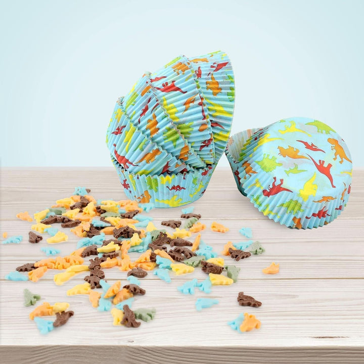 Set Günthart Dino, 55 grame + 50 chese briose din hartie