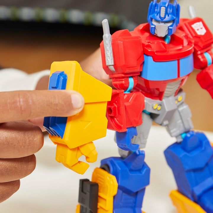 Transformers Mixmashers Optimus Prime Personalizabil Deluxe Action Figure & Accesorii