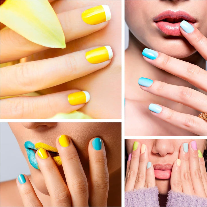 Nail Art Liner-Pinsel 5-Teiliges Gel-Nagellack-Malerei-Nagel-Punkt-Zeichnungs-Werkzeug Für Lange Linien Kunst-Design-Stift-Set Metallgriff Nail-Art-Design-Pinsel Für Frauen