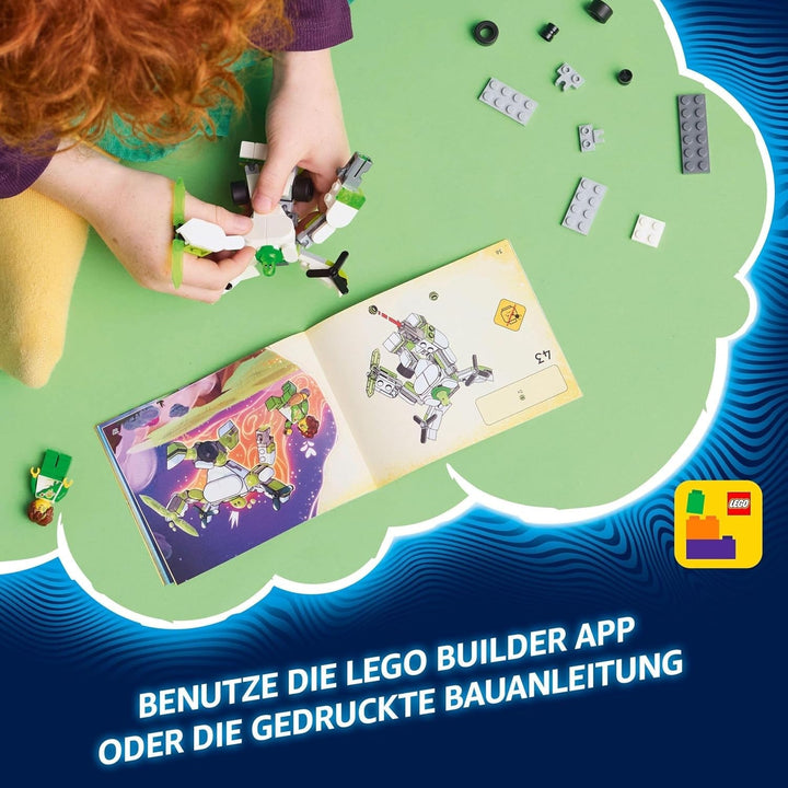 LEGO Dreamzzz Z-Blob's Robot and Vehicle Adventure, 20-in-1 Toy Mech, pentru fete și băieți, copii cu vârsta de peste 7 ani, Playset Fantasy cu Mateo Minifigure, 20 versiuni de Z-Blob 71487