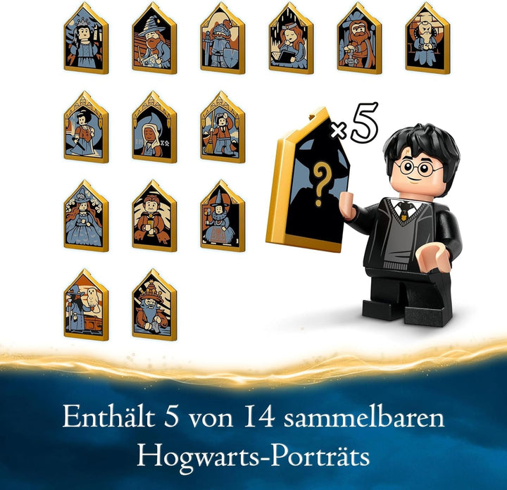 Castelul Hogwarts LEGO Harry Potter: Sala Mare, jucărie de colecționat, cu 11 minifigurine, inclusiv Hermione Granger, cadou magic pentru băieți și fete 76435