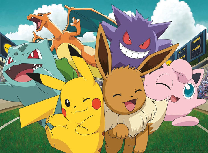 Ravensburger Puzzle 12000441 - Pokémon la stadion - puzzle jigsaw de 500 de piese pentru adulți și copii de peste 12 ani