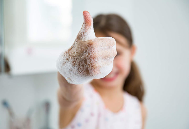 PAEDIPROTECT 2in1 șampon și loțiune de spălare pentru bebeluși și copii 200 ml, curățare delicată și păr fără parfum și microplastice, gelul de duș hidratează pielea uscată și sensibilă, de asemenea pentru adulți