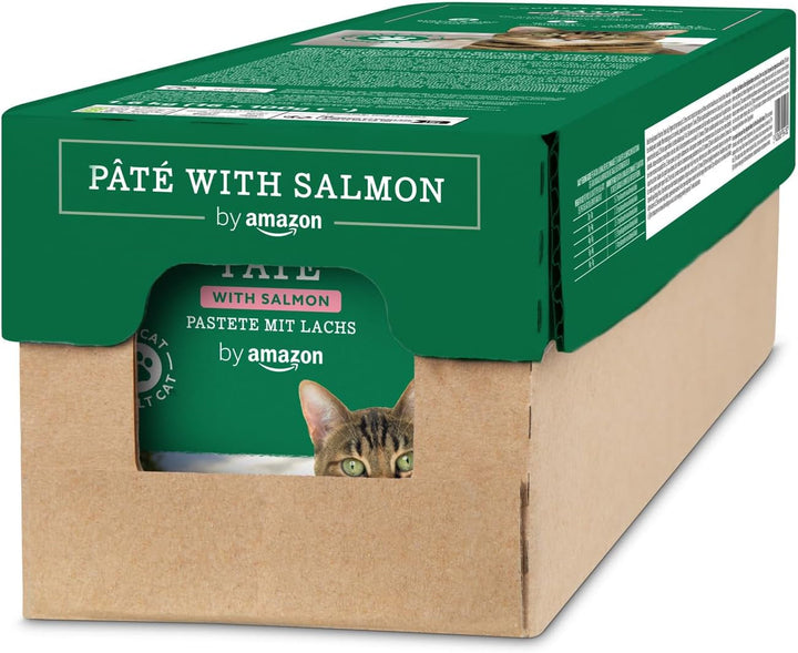 By Amazon Hrană pentru pisici, umedă, pateu cu păsări de curte, 100 G, 16 bucăți (înainte de viață)