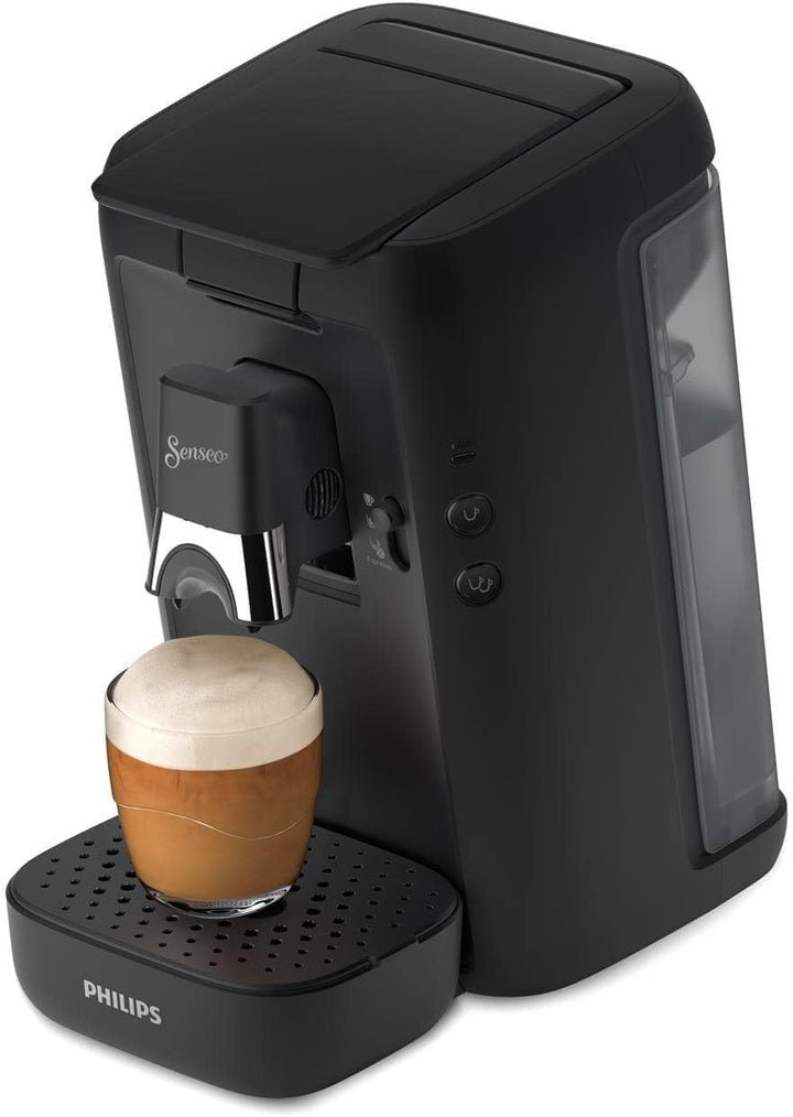 Espressor cu capsule Philips Senseo Maestro – tehnologie Intense plus, calitate premium a espresso-ului, design ecologic, rezervor de apă de 1,2 l, funcție memo, indicator de detartrare (CSA260/60)