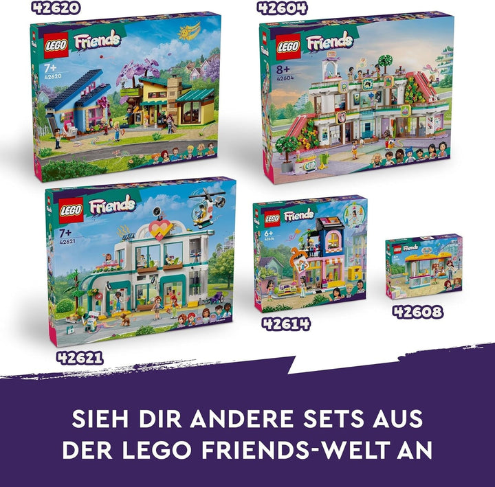 Magazin LEGO Friends Heartlake City, jucărie de casă de păpuși pentru fete și băieți, set cu figuri, promovează dezvoltarea socio-emoțională, cadou pentru copii de la 8 ani 42604