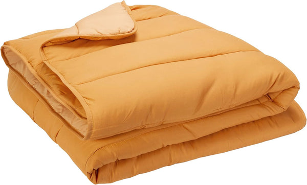 Pikolin Home - Plapumă reversibilă 300 G - umplutură nordică bicoloră - pentru pat 100/105 - confortabilă, caldă, respirabilă, verde, 180 X 220 cm