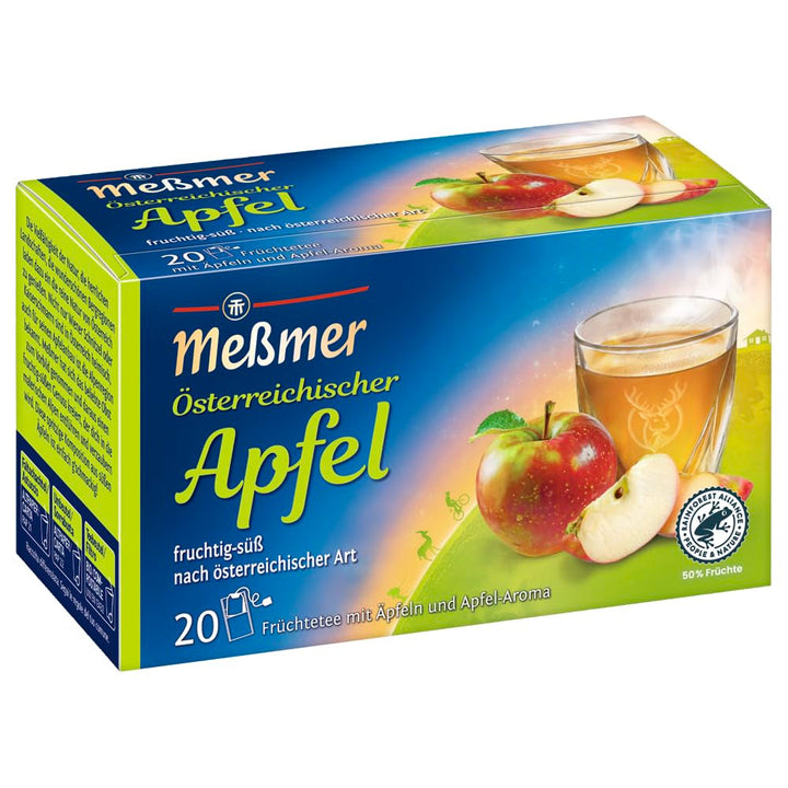 Ceai Meßmer Ländertee | Fructe de pădure nordice | 20 pliculețe de ceai | Fără gluten | Fără lactoză | Vegan
