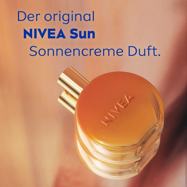 NIVEA SUN Eau De Toilette, parfum unisex cu aroma originală de protecție solară, estival, răcoritor și în sticla emblematică de parfum (100 ml)